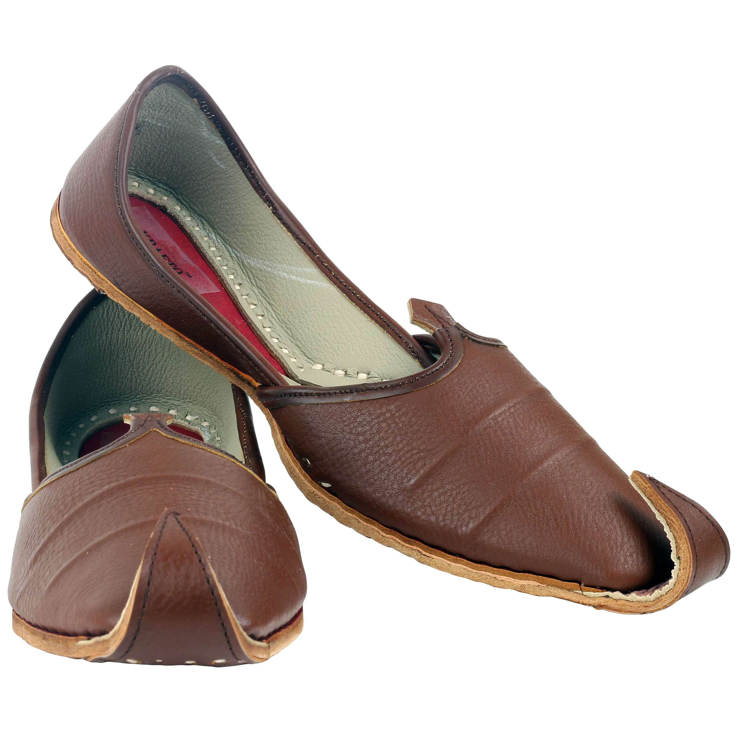 Buy Brown Leather Men's Khussa Juttis | Shop Online – Krafto Jodhpur