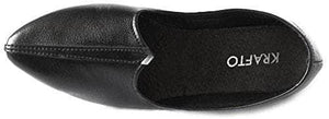 Krafto Men's Plain Black Jalsa Jutis