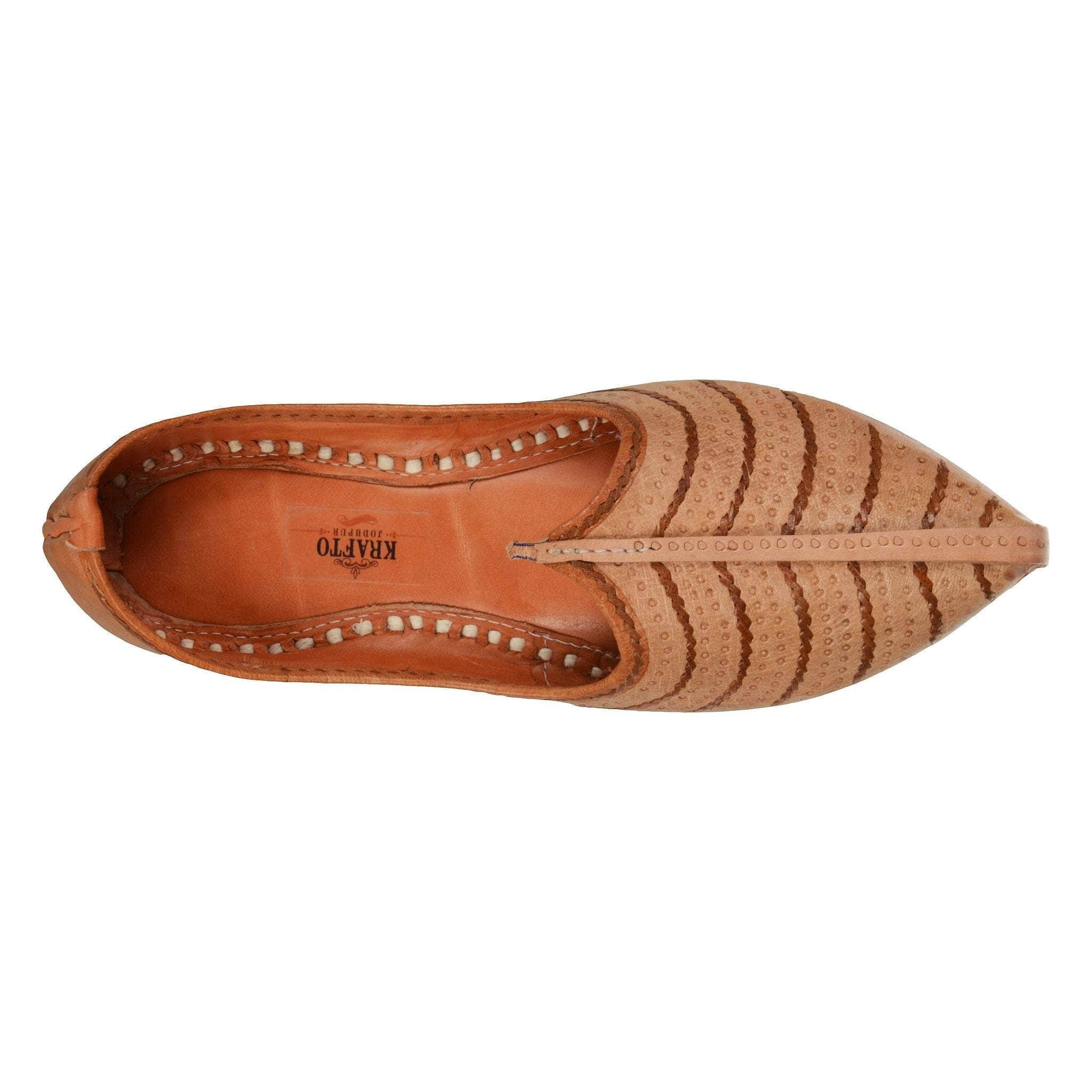 Men Plain Genuine Leather Jodhpuri Jutti, Size: 8-11 at Rs 260/pair in  Jaipur